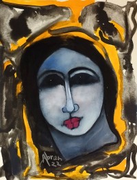 Abrar Ahmed, 12 x 16 Inch, Mixed Media on Paper, Figurative Painting, AC-AA-337